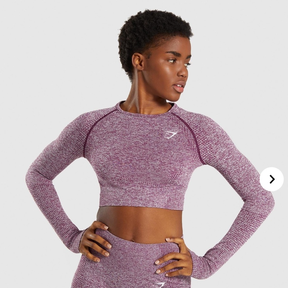 Gymshark Vital Seamless Long Sleeve Crop Top